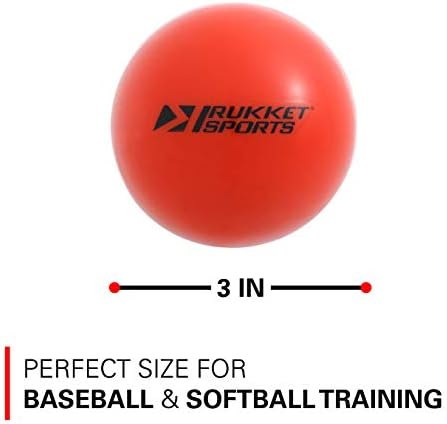 Rukket 3PK משוקלל בייסבול / כדורים סופטבלים | כדורים כבדים לפגיעה, חבטות, תרגול המגרש